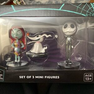 Nightmare before Christmas 3 mini figures.